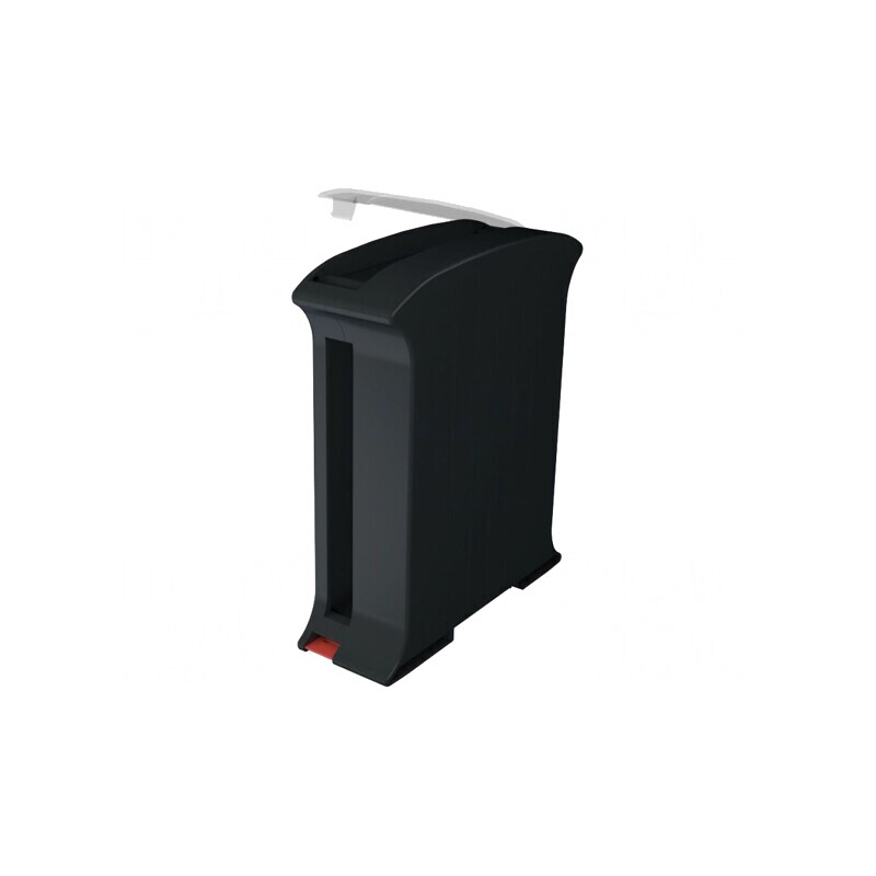 Carcasă pentru şină DIN gri închis 101mm x 35mm x 119mm | Electronic-mag.ro | Componente Electronice