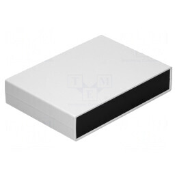 Carcasă ABS Gri Deschis IP54 cu Panou 245x175x50mm | Electronic-mag.ro | Componente Electronice