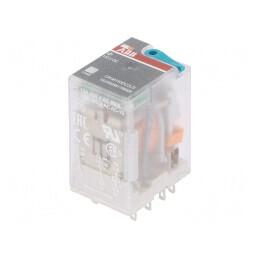 Releu Electromagnetic DPDT 110VDC 12A | Electronic-mag.ro | Componente Electronice