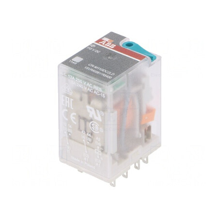 Releu Electromagnetic DPDT 110VDC 12A | Electronic-mag.ro | Componente Electronice