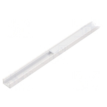 Profil Aluminiu LED Slim Alb Lăptos 1m | Electronic-mag.ro | Componente Electronice