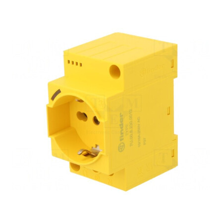 Conector Alimentare AC Mamă Galben 250V 16A 3 Pin | Electronic-mag.ro | Componente Electronice