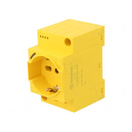 Conector Alimentare AC Mamă Galben 250V 16A 3 Pin | Electronic-mag.ro | Componente Electronice