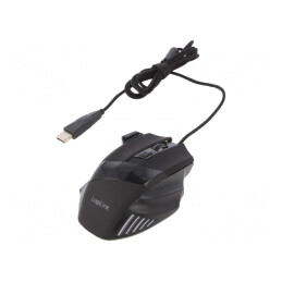 Mouse Optic Negru USB cu 7 Butoane | Electronic-mag.ro | Componente Electronice