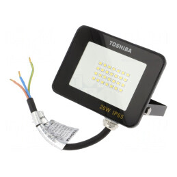 Proiector LED 20W Alb Rece 6500K 230V | Electronic-mag.ro | Componente Electronice