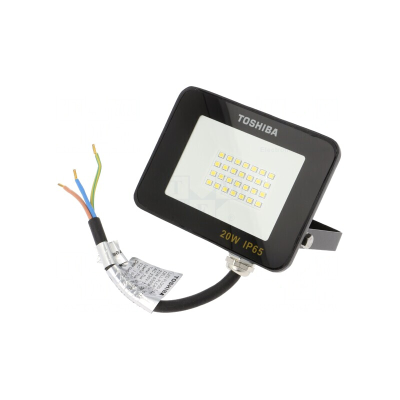 Proiector LED 20W Alb Rece 6500K 230V | Electronic-mag.ro | Componente Electronice