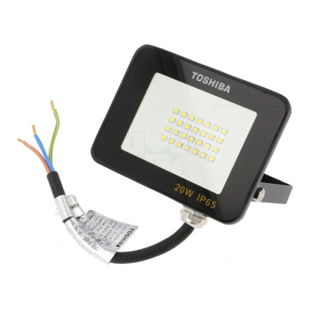 Proiector LED 20W Alb Rece 6500K 230V | Electronic-mag.ro | Componente Electronice