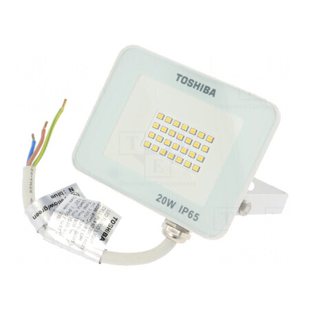 Proiector LED 20W Alb Neutru 4000K IP65 | Electronic-mag.ro | Componente Electronice