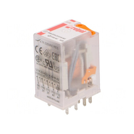 Releu Electromagnetic 4PDT 115VAC 6A | Electronic-mag.ro | Componente Electronice