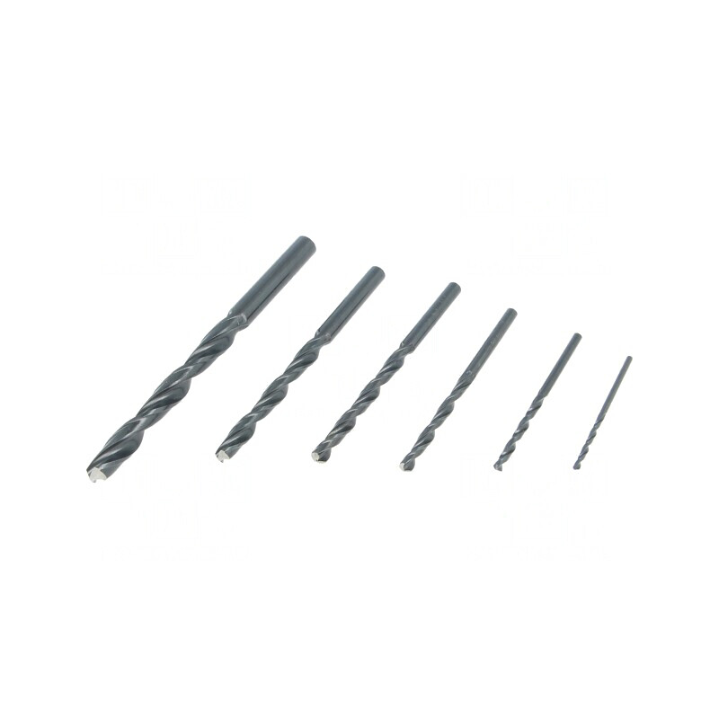 Set Burghie Metal HSS 6 Bucăți | Electronic-mag.ro | Componente Electronice