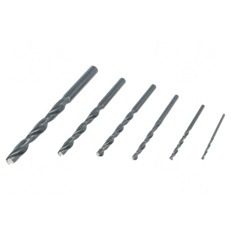 Set Burghie Metal HSS 6 Bucăți | Electronic-mag.ro | Componente Electronice