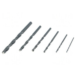 Set Burghie Metal HSS 6 Bucăți | Electronic-mag.ro | Componente Electronice