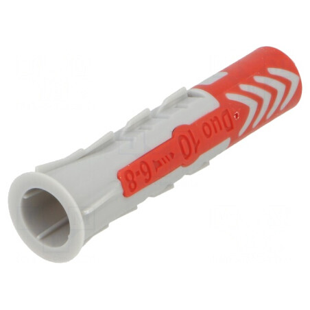 Plastic Anchor 10mm DUOPOWER 50pcs | Electronic-mag.ro | Componente Electronice