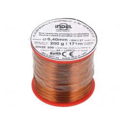 Sârmă Dublu Emailată 0,4mm 0,2kg Cu | Electronic-mag.ro | Componente Electronice