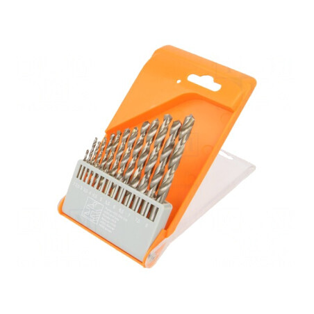 Set Burghie Metal Oțel Rapid HSS 13 Buc. | Electronic-mag.ro | Componente Electronice