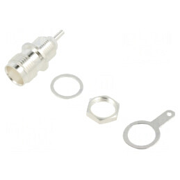 Conector TNC Argintat 50 Ohm | Electronic-mag.ro | Componente Electronice