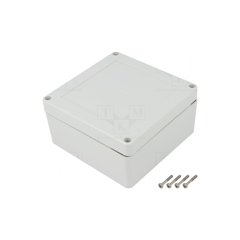 Carcasă Universală cu Bucșă din Alamă 120x120x60mm | Electronic-mag.ro | Componente Electronice