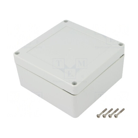 Carcasă Universală cu Bucșă din Alamă 120x120x60mm | Electronic-mag.ro | Componente Electronice