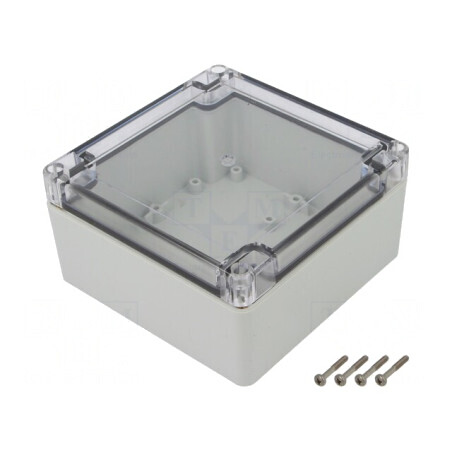 Carcasă universală 120x120x60mm cu bucșă din alamă | Electronic-mag.ro | Componente Electronice