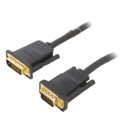 Cablu D-Sub 15pin HD la DVI-D 1.5m | Electronic-mag.ro | Componente Electronice