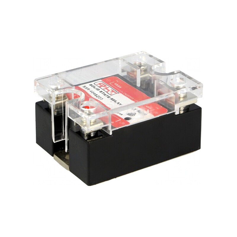 Releu Semiconductor 1-fazat 40A 4-32VDC 44-440VAC | Electronic-mag.ro | Componente Electronice