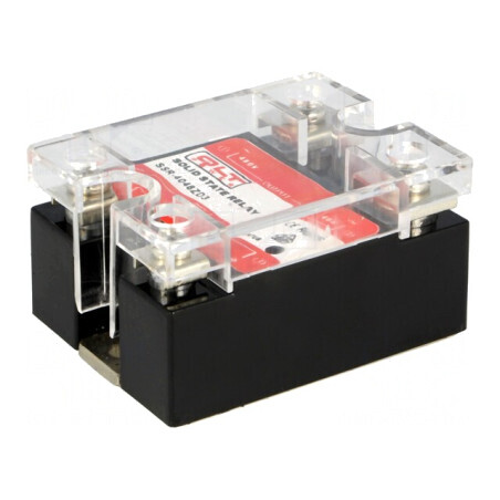 Releu Semiconductor 1-fazat 40A 4-32VDC 44-440VAC | Electronic-mag.ro | Componente Electronice