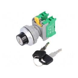 Comutator rotativ 3 poziții IP65 | Electronic-mag.ro | Componente Electronice