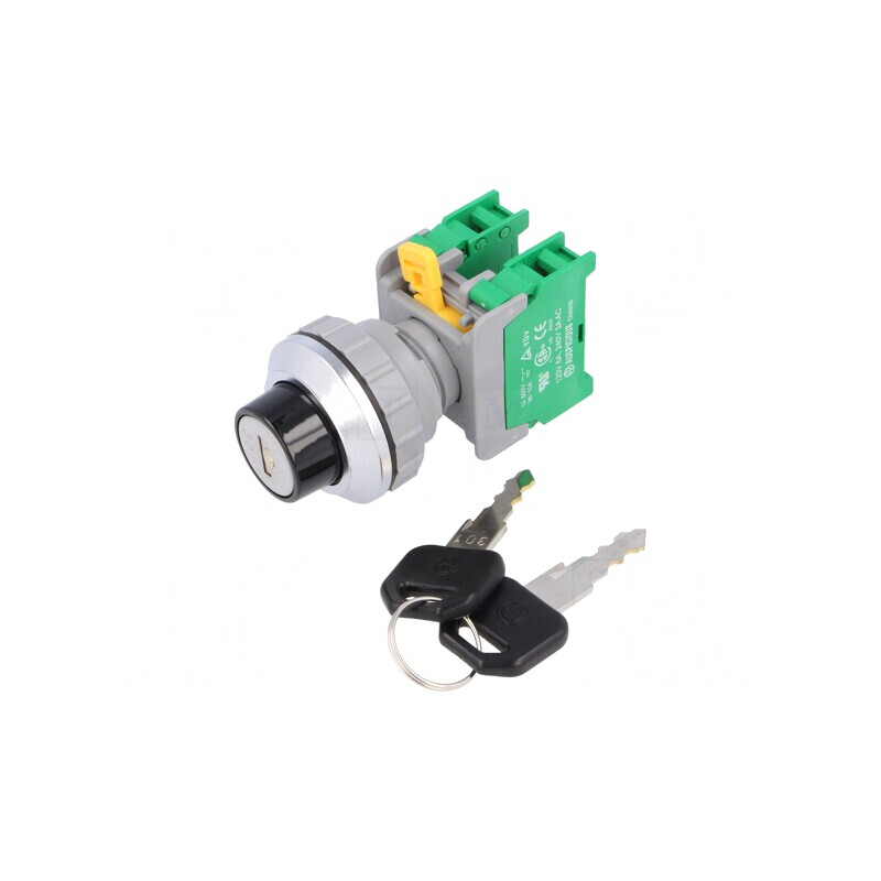 Comutator rotativ 3 poziții IP65 | Electronic-mag.ro | Componente Electronice