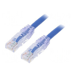 Patch cord albastru TX6™ PLUS U/UTP 0,5m | Electronic-mag.ro | Componente Electronice