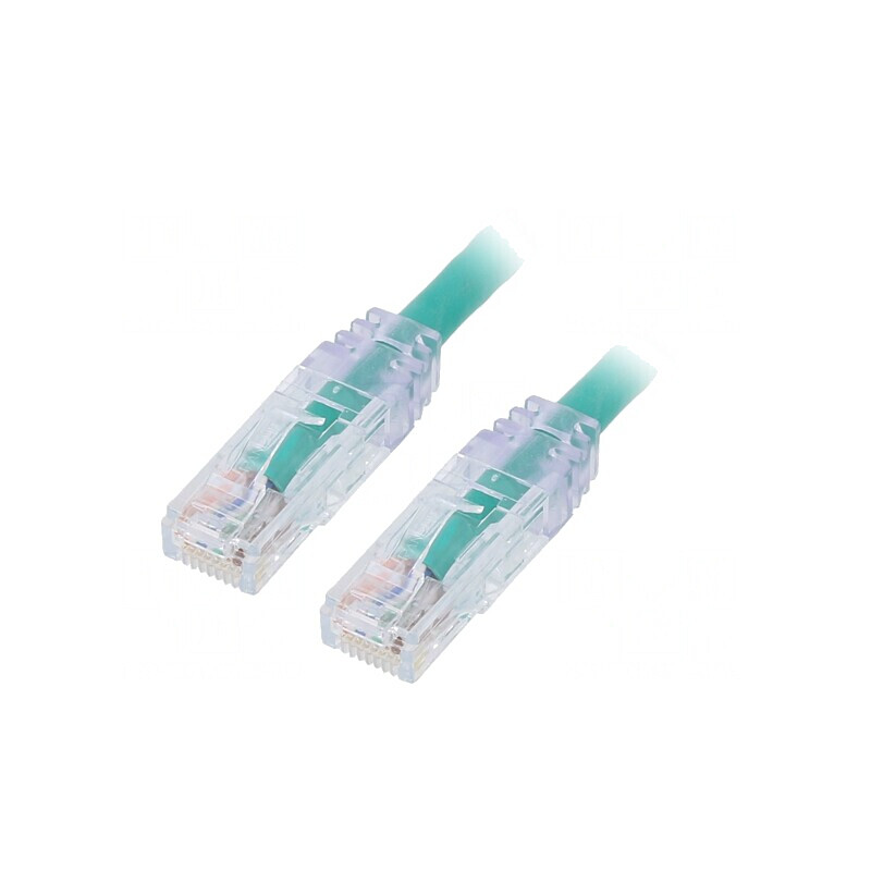 Patch Cord U/UTP Cat6 Verde 0.5m LSZH | Electronic-mag.ro | Componente Electronice