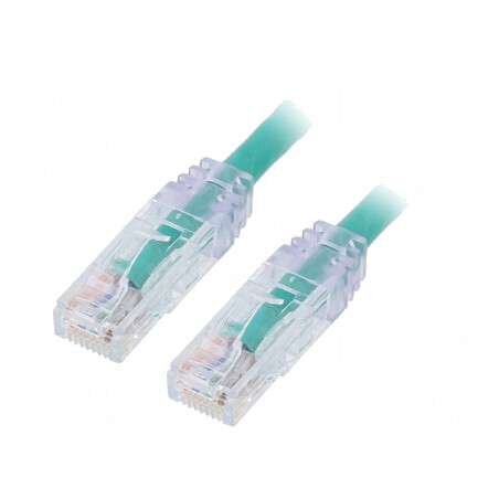 Patch Cord U/UTP Cat6 Verde 0.5m LSZH | Electronic-mag.ro | Componente Electronice