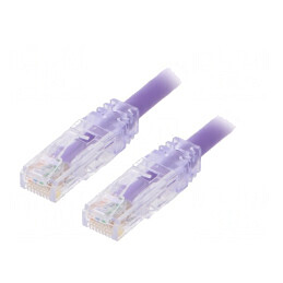 Patch Cord UTP Cat6 LSZH Violet 0.5m | Electronic-mag.ro | Componente Electronice