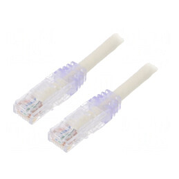 Patch cord U/UTP CAT6 LSZH Alb 0.5m | Electronic-mag.ro | Componente Electronice