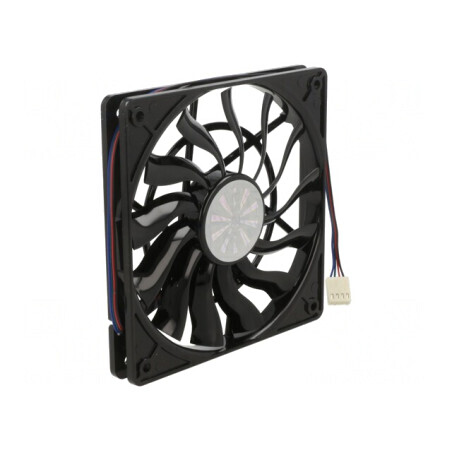 Ventilator axial 12V 120x120x15mm negru | Electronic-mag.ro | Componente Electronice