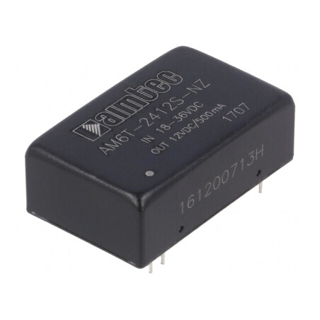 Convertor DC/DC 6W 18-36V la 12V 500mA DIP24 | Electronic-mag.ro | Componente Electronice