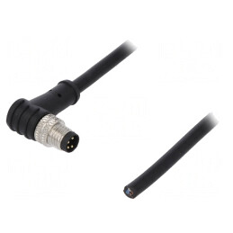 Conector M8 4-PIN 90° cu Cablu și Manșon | Electronic-mag.ro | Componente Electronice