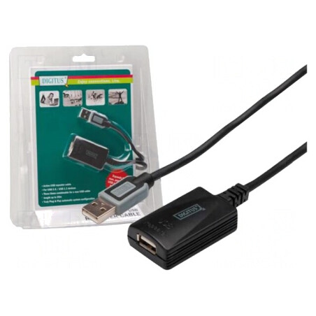 Repeater USB 2.0, 5m, Blister | Electronic-mag.ro | Componente Electronice