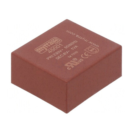 Transformator Încapsulat 1VA 230V 6V PCB | Electronic-mag.ro | Componente Electronice