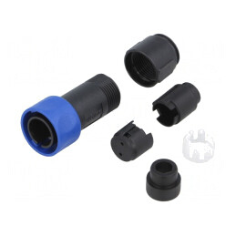 Conector Circular 2 PIN Fără Contacte pe Cablu | Electronic-mag.ro | Componente Electronice