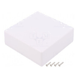 Carcasă Universală ABS Albă 125x125x45mm IP40 | Electronic-mag.ro | Componente Electronice