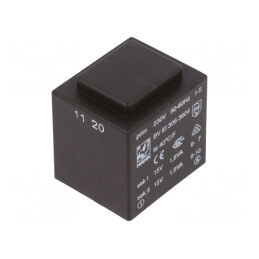 Transformator încapsulat 3,6VA 230VAC 15V 120mA | Electronic-mag.ro | Componente Electronice