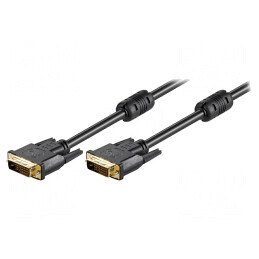 Cablu DVI-D Dual Link 2m Negru