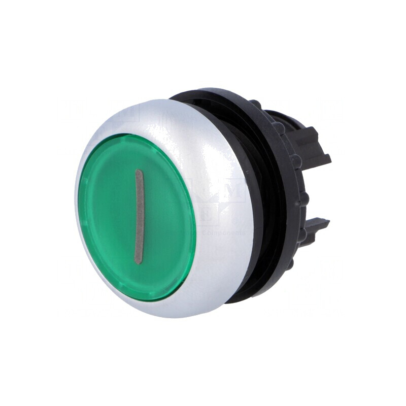 Comutator Apăsare 22mm Verde IP67 | Electronic-mag.ro | Componente Electronice