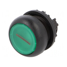 Comutator acționat prin apăsare 22mm verde IP67 | Electronic-mag.ro | Componente Electronice
