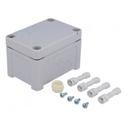 Carcasă universală TEMPO ABS gri IP65 65x95x60mm | Electronic-mag.ro | Componente Electronice
