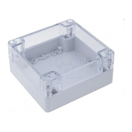 Carcasă Universală Policarbonat IP65 120x120x60mm | Electronic-mag.ro | Componente Electronice