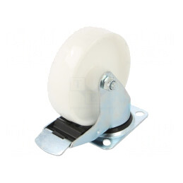 Roată de transport poliamidă 125mm 150kg | Electronic-mag.ro | Componente Electronice