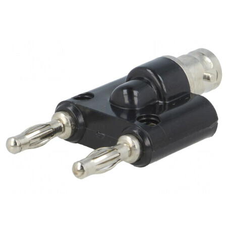 Mufă Banană 4mm Aurită cu BNC Soclu 15A | Electronic-mag.ro | Componente Electronice