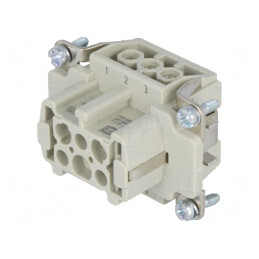 Conector HDC Han E® 6 Pin Mamă | Electronic-mag.ro | Componente Electronice