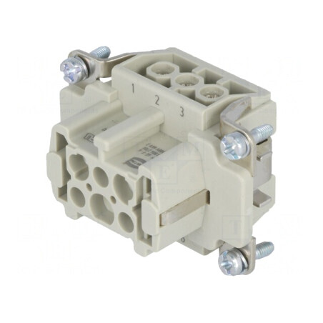 Conector HDC Han E® 6 Pin Mamă | Electronic-mag.ro | Componente Electronice